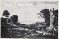 Classical Landscape with a Temple