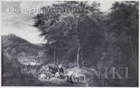 Travellers in a Wooded Landscape