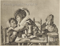 Three Children at a Table