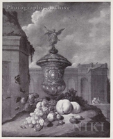 Still Life with Fruit and Ruins