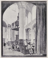 Interior of the Oude Kerk in Delft