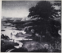 River Landscape with Cottages and Windmills and a Soldier Asking the Way of a Peasant on the Right
