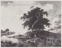 Fishermen in an Extensive Wooded River Landscape
