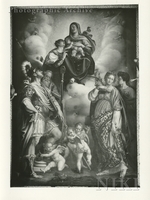 Mystic Marriage of Saint Catherine with the Infant Christ, with Saints George, Justina, John and a Bishop