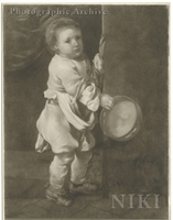 Young Boy with Tambourine