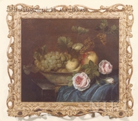 Still Life with Flowers and Fruit on the Table