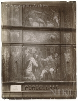 Detail of the Facade of the Case del Gambero, Brescia