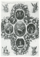 Medallions of the Life of Christ, Surrounded by a Garland of Flowers