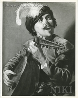 Lute Player (Man, Looking Up to Right)