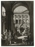 Architectural Capriccio with a Portrait of Voivod Franciszek Salezy Potocki