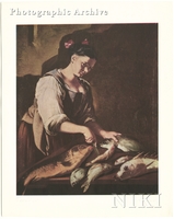 Woman Cleaning Fishes