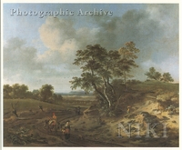 Dune Landscape with Travellers