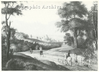 Extensive Landscape with Travellers on a Path