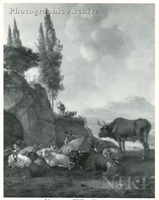 Italianate Landscape with a Herdsman and Cattle