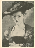 Portrait of Suzanne Fourment? : [Detail] Le Chapeau de Paille