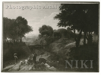 Landscape with Sellers on a Road