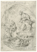 Adoration of the Christ Child by Mary and Joseph