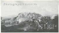 Cavalry Battle in a Mountainous Landscape